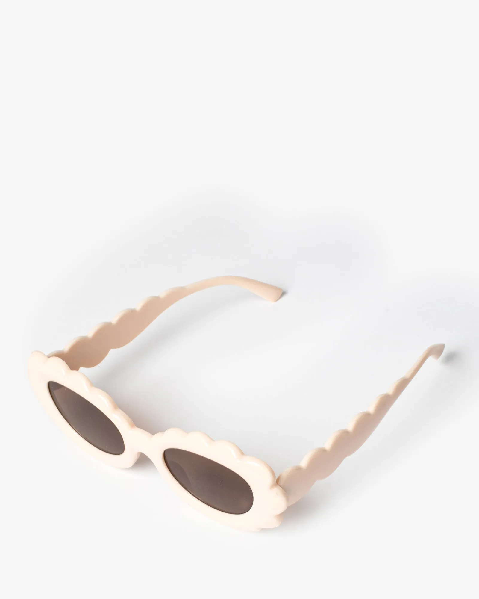 Cream Scalloped Edge Sunglasses sold by Collete Hayman product image thumbnail 2