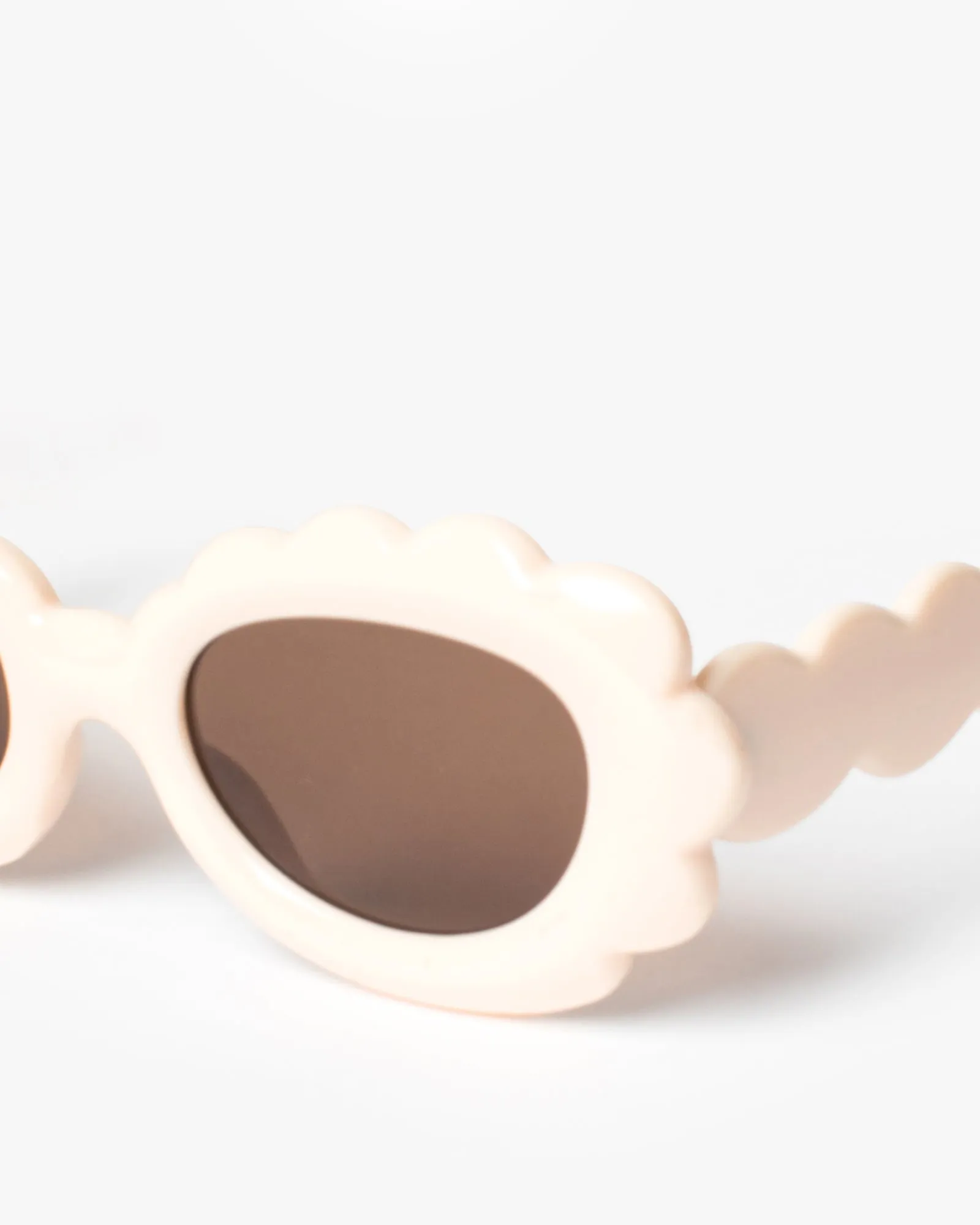 Cream Scalloped Edge Sunglasses sold by Collete Hayman product image thumbnail 3