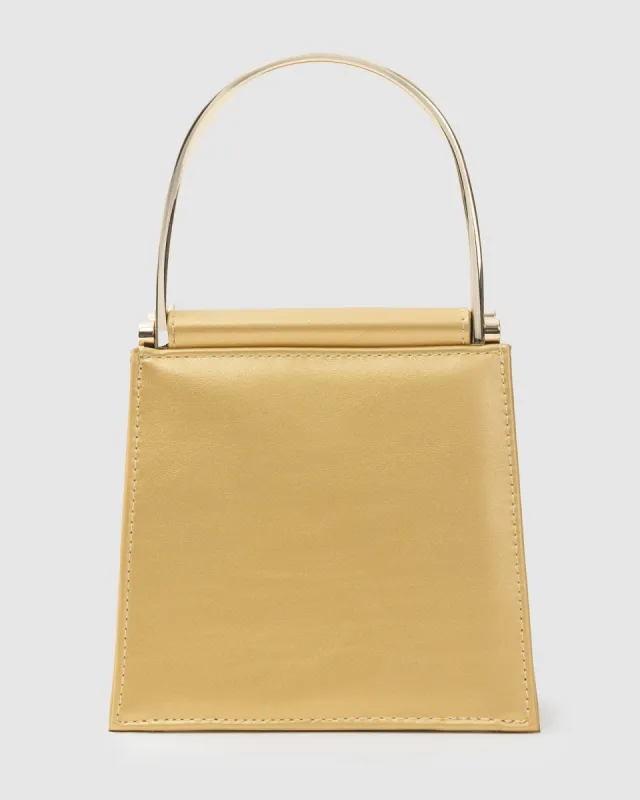 Gold Joanna Metal Handle Mini Bag sold by Collete Hayman