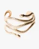 Gold Snake Cuff Bracelet sold by Collete Hayman