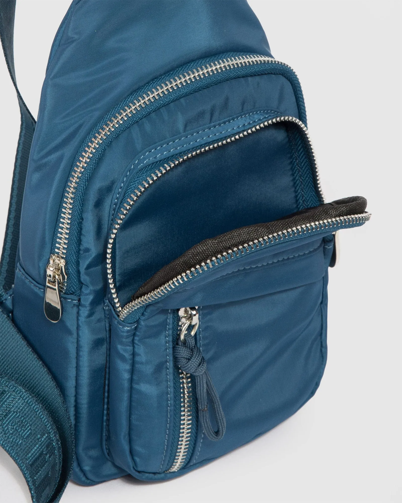 Navy Raye Sport Sling Bag sold by Collete Hayman product image thumbnail 5