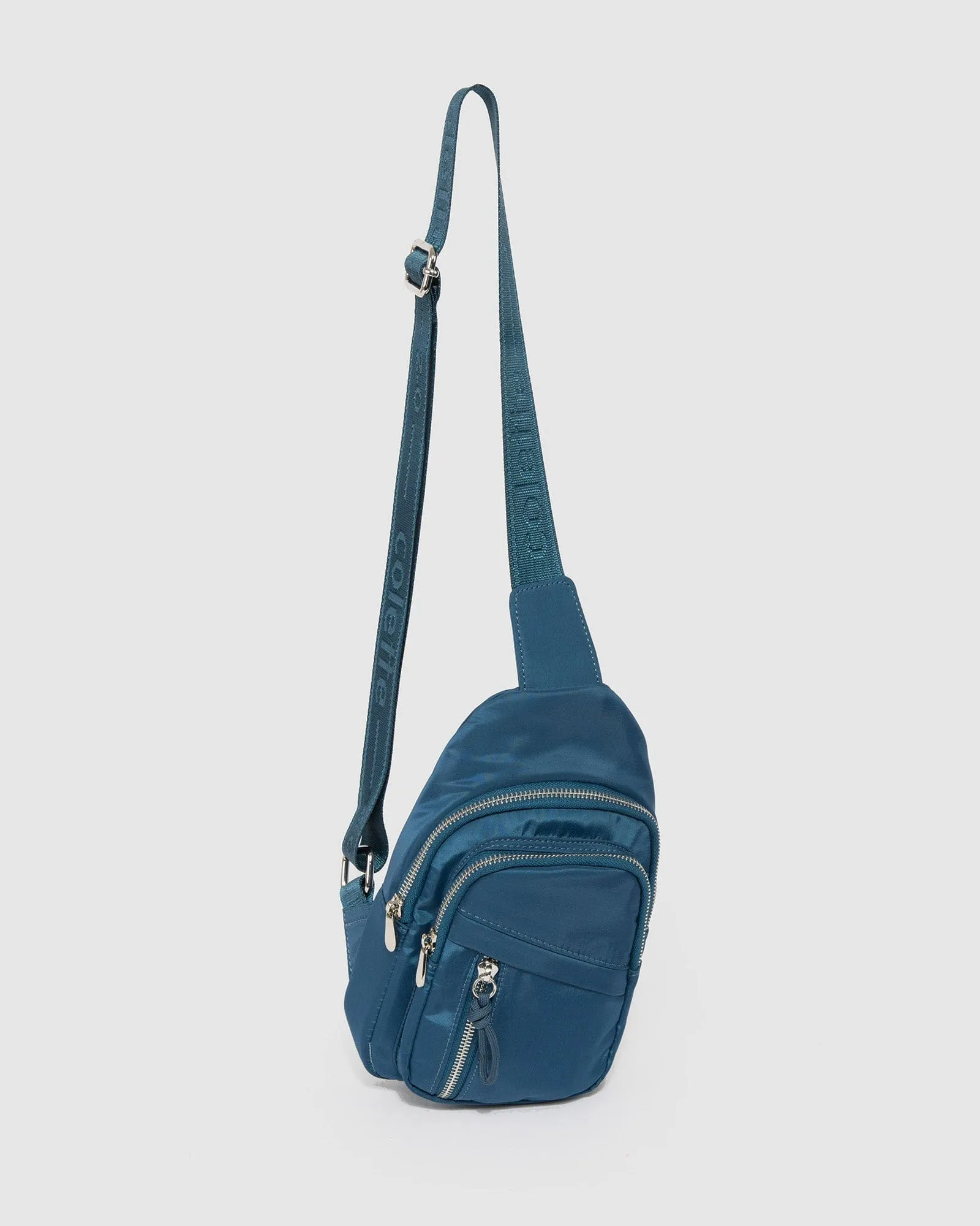 Navy Raye Sport Sling Bag sold by Collete Hayman product image thumbnail 3