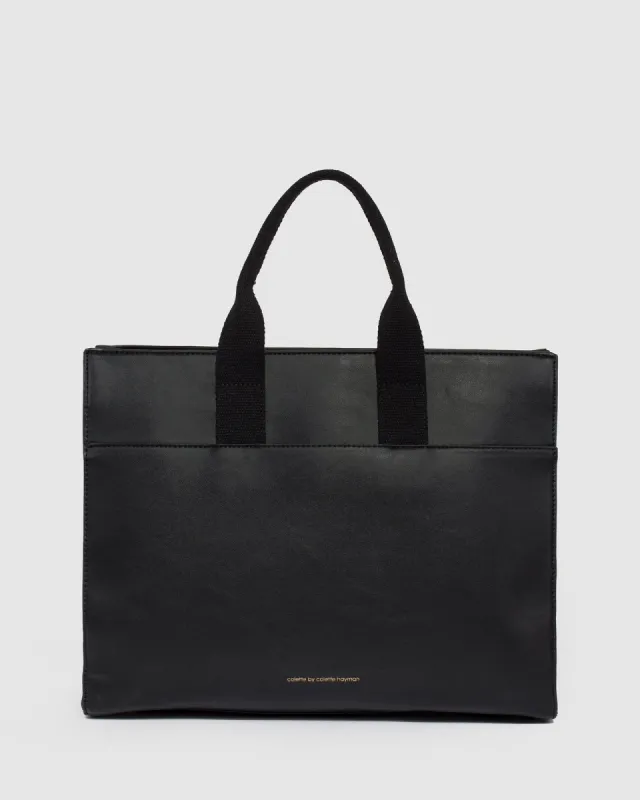 Black Bonnie Tech Tote Bag sold by Collete Hayman