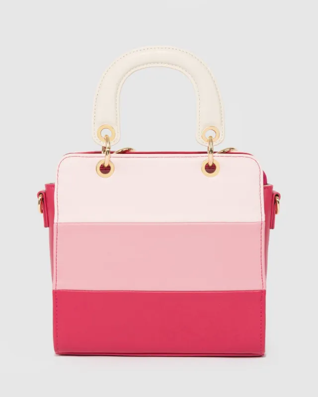 Multi Colour Ella Panel Mini Tote Bag sold by Collete Hayman