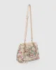 Floral Monogram Yevette Panel Tote Bag sold by Collete Hayman