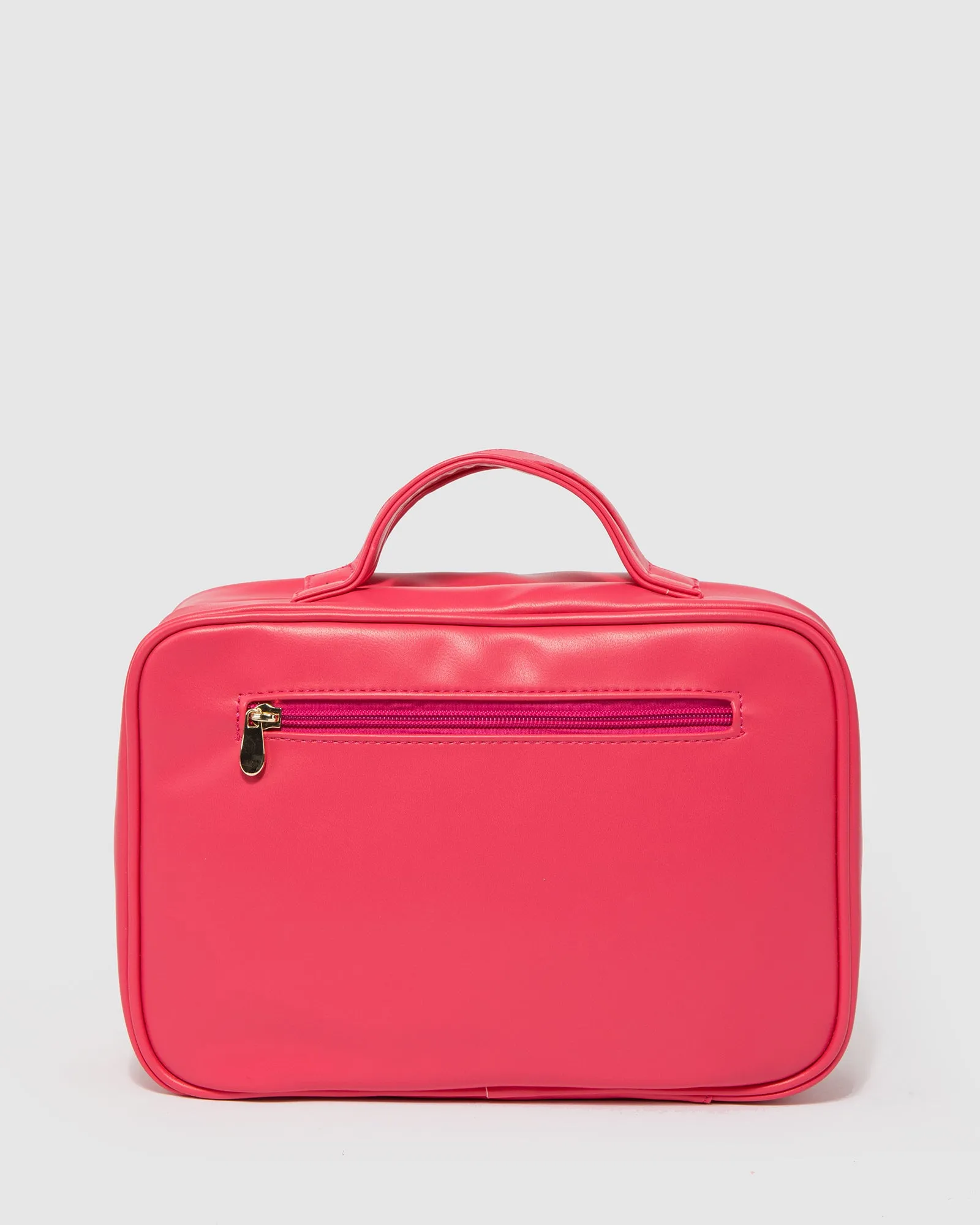 Pink Fold Out Logo Cosmetic Case sold by Collete Hayman product image thumbnail 3