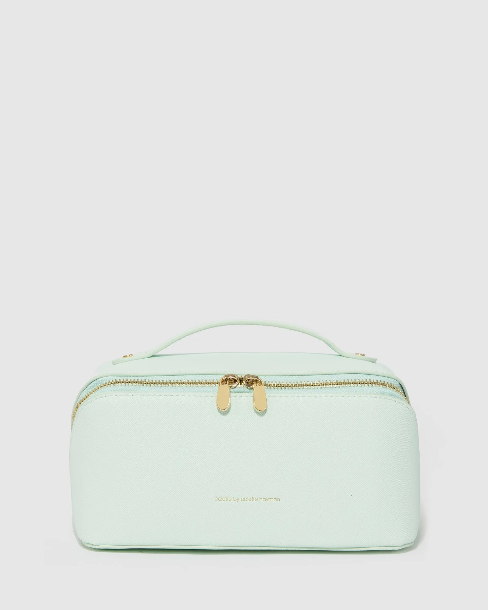 Mint Green Fold Out Cosmetic Case sold by Collete Hayman