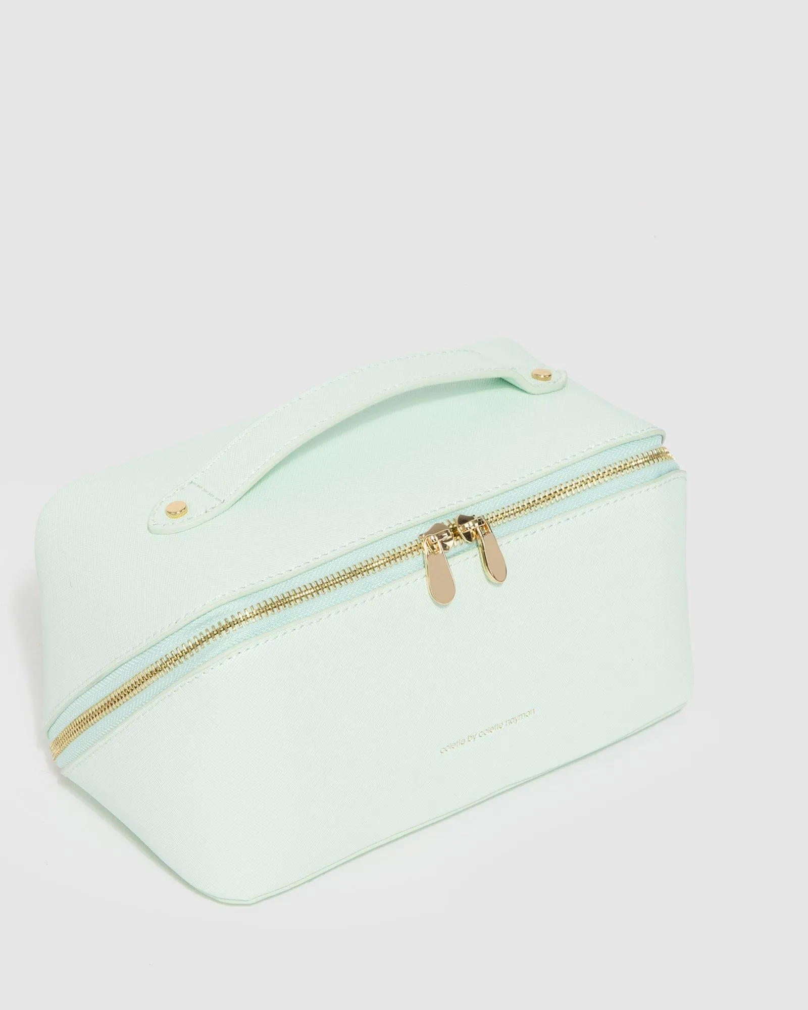 Mint Green Fold Out Cosmetic Case sold by Collete Hayman product image thumbnail 2