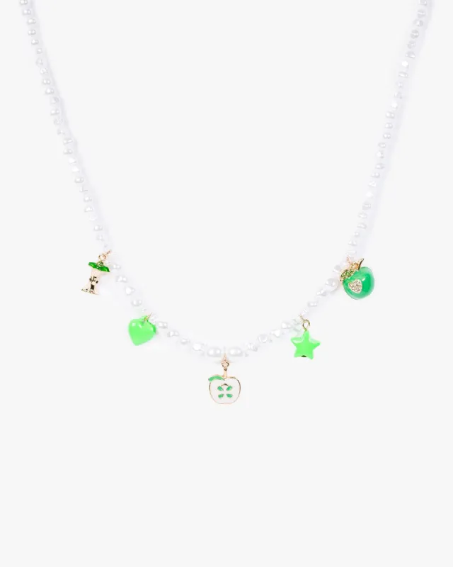 Multi Apple Charm Necklace made by Collete Hayman