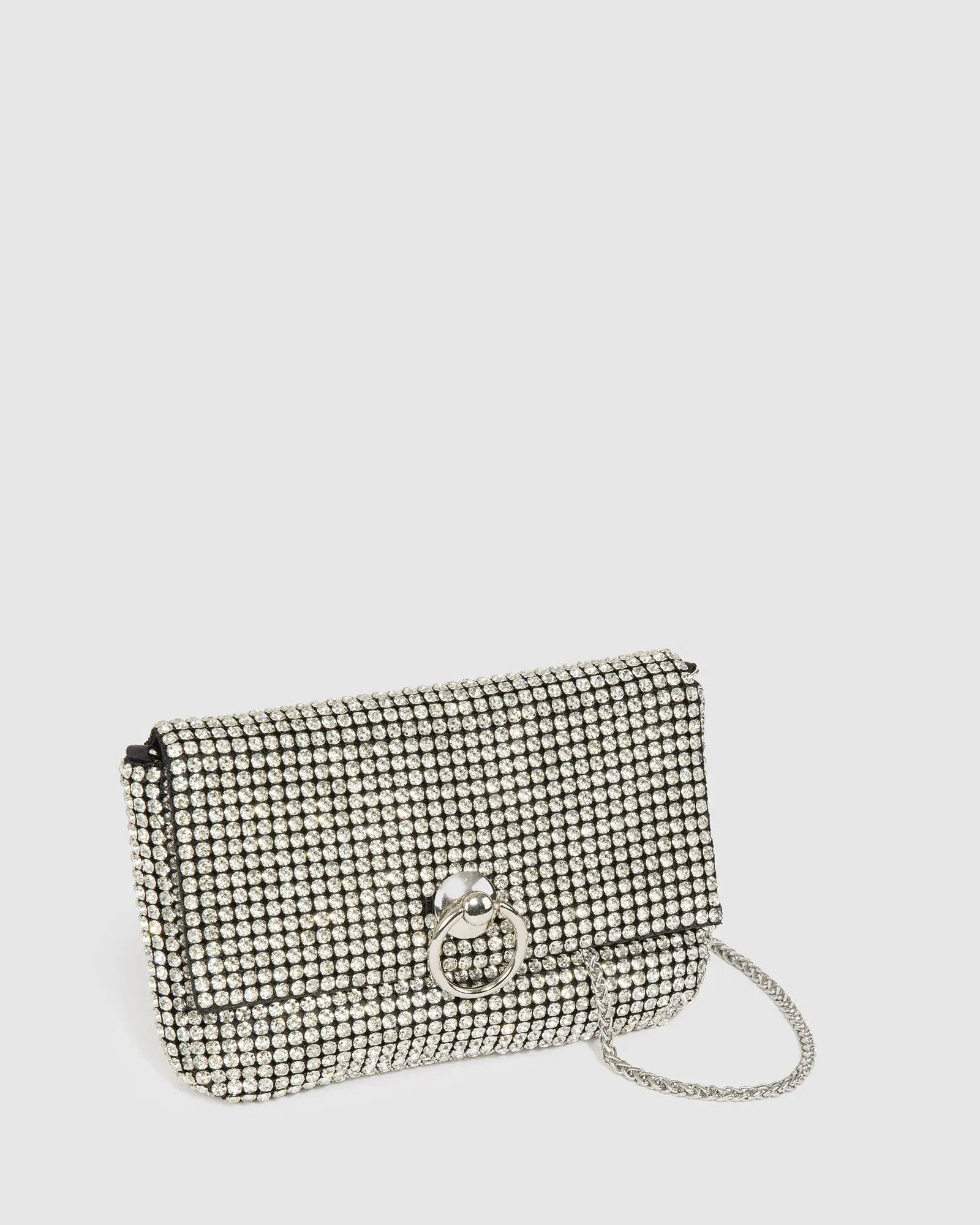 Silver Jamila Disc Clutch Bag sold by Collete Hayman product image thumbnail 2