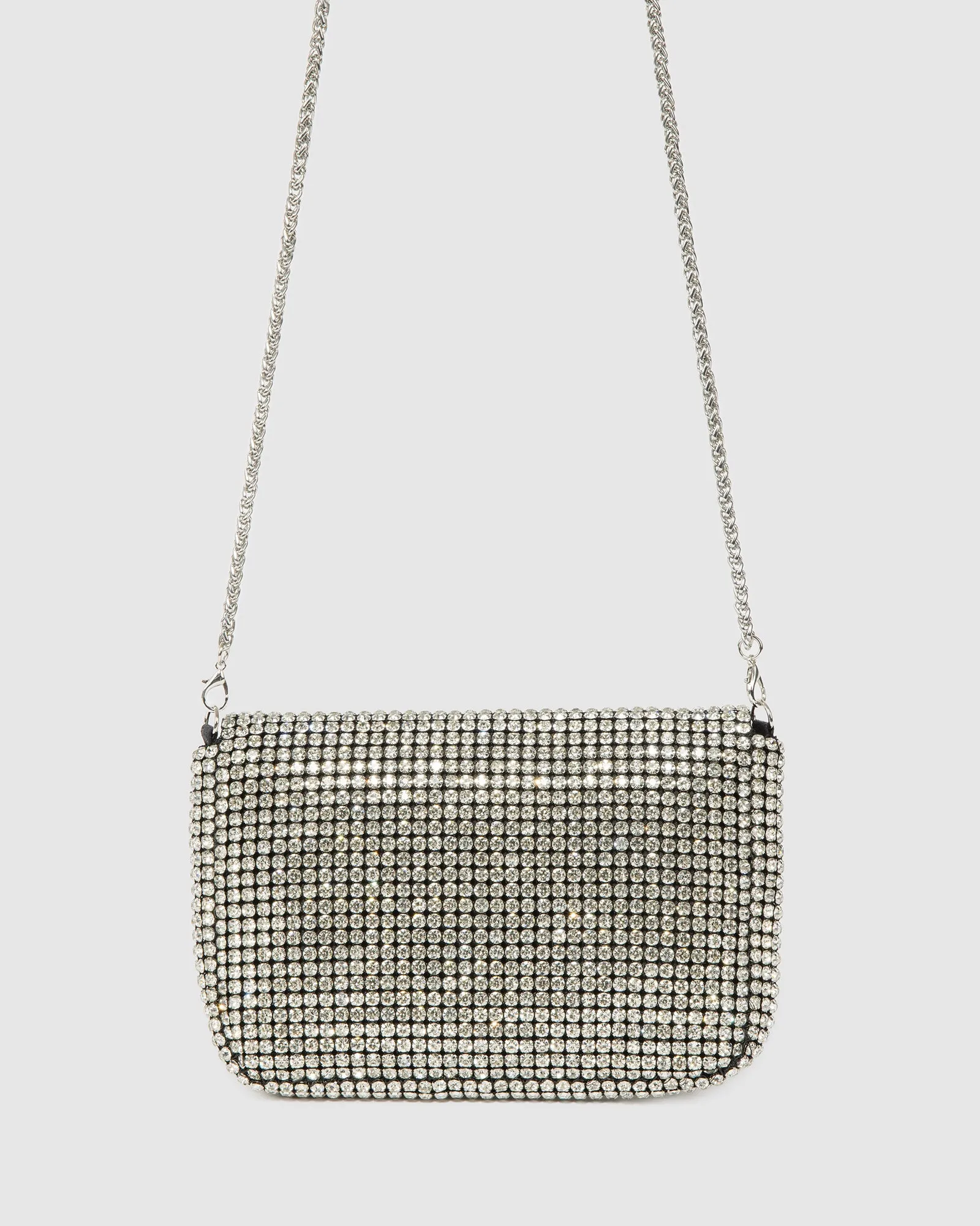 Silver Jamila Disc Clutch Bag sold by Collete Hayman product image thumbnail 4