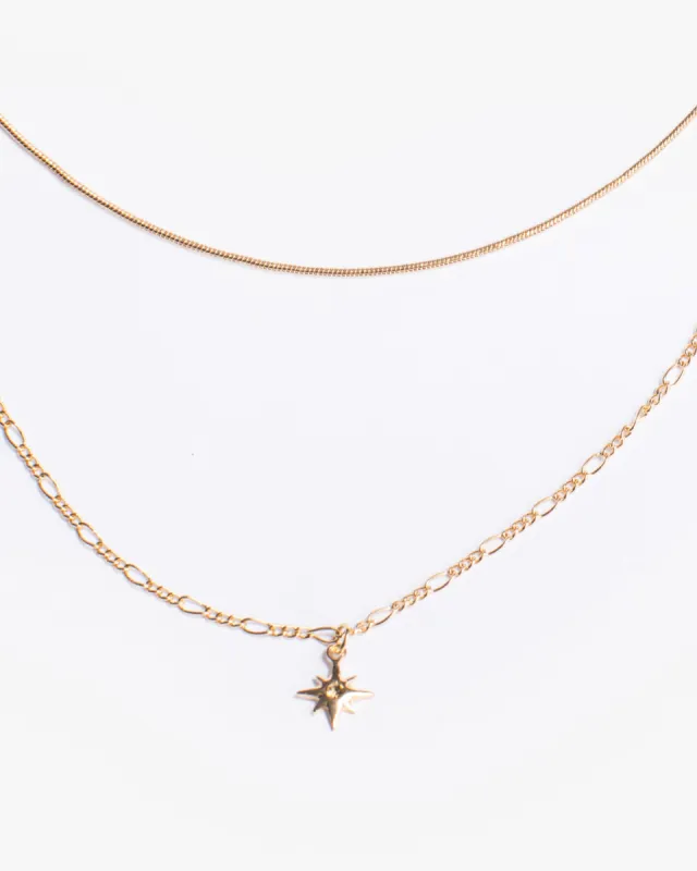 Brown Starlight Fine Chain Necklace sold by Collete Hayman