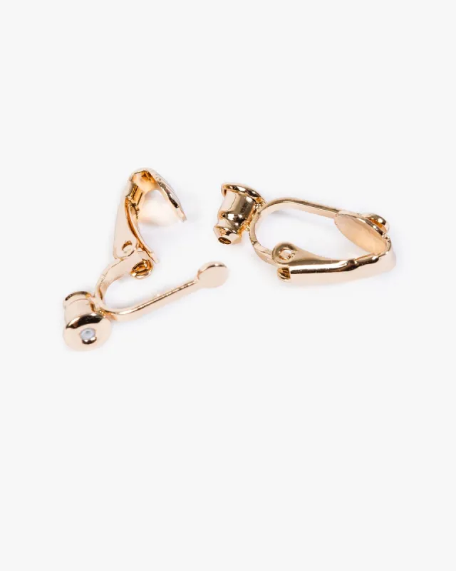 Gold Clip On Earring Converters sold by Collete Hayman