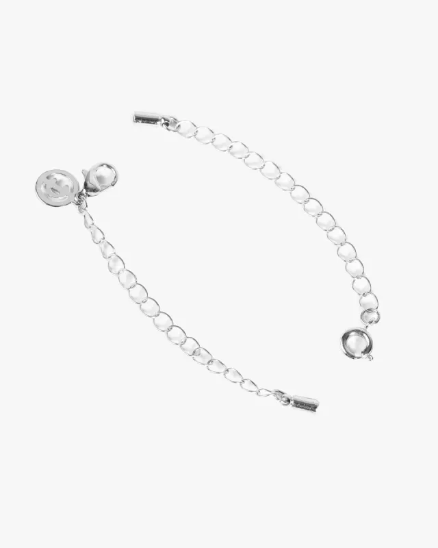 Silver Necklace Magnetic Extension Chain sold by Collete Hayman