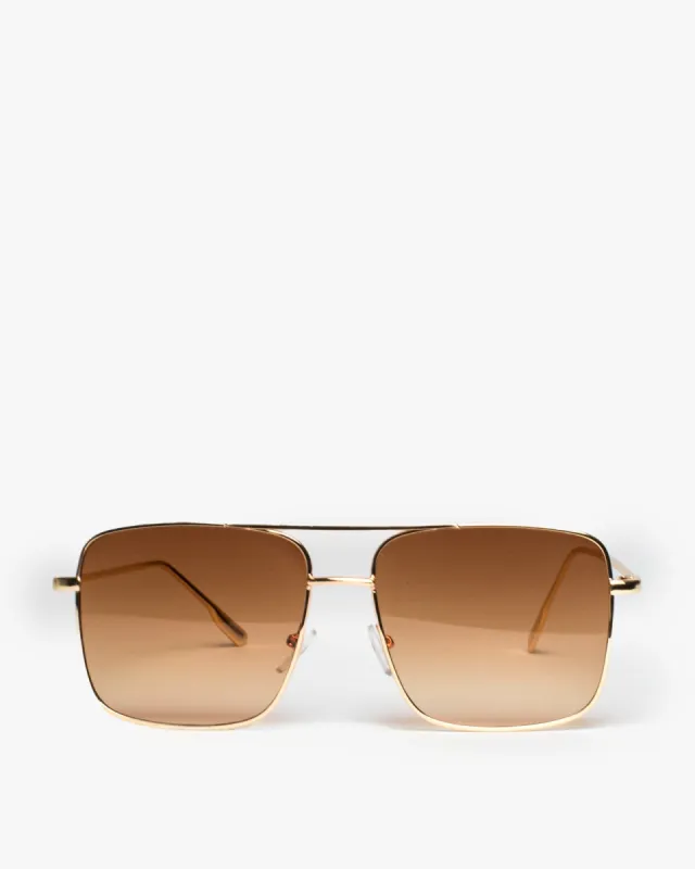 Black Square Metal Frame Sunglasses sold by Collete Hayman