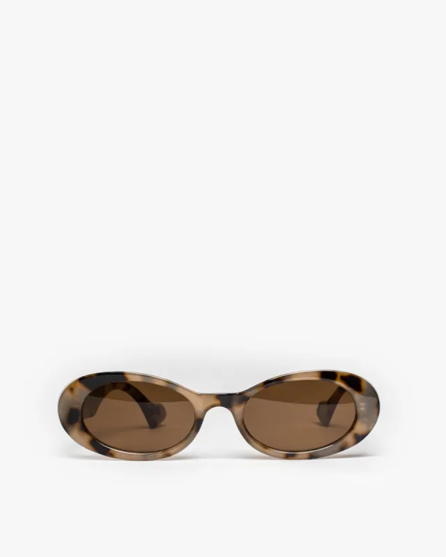 Tortoiseshell Oval Plain Sunglasses sold by Collete Hayman