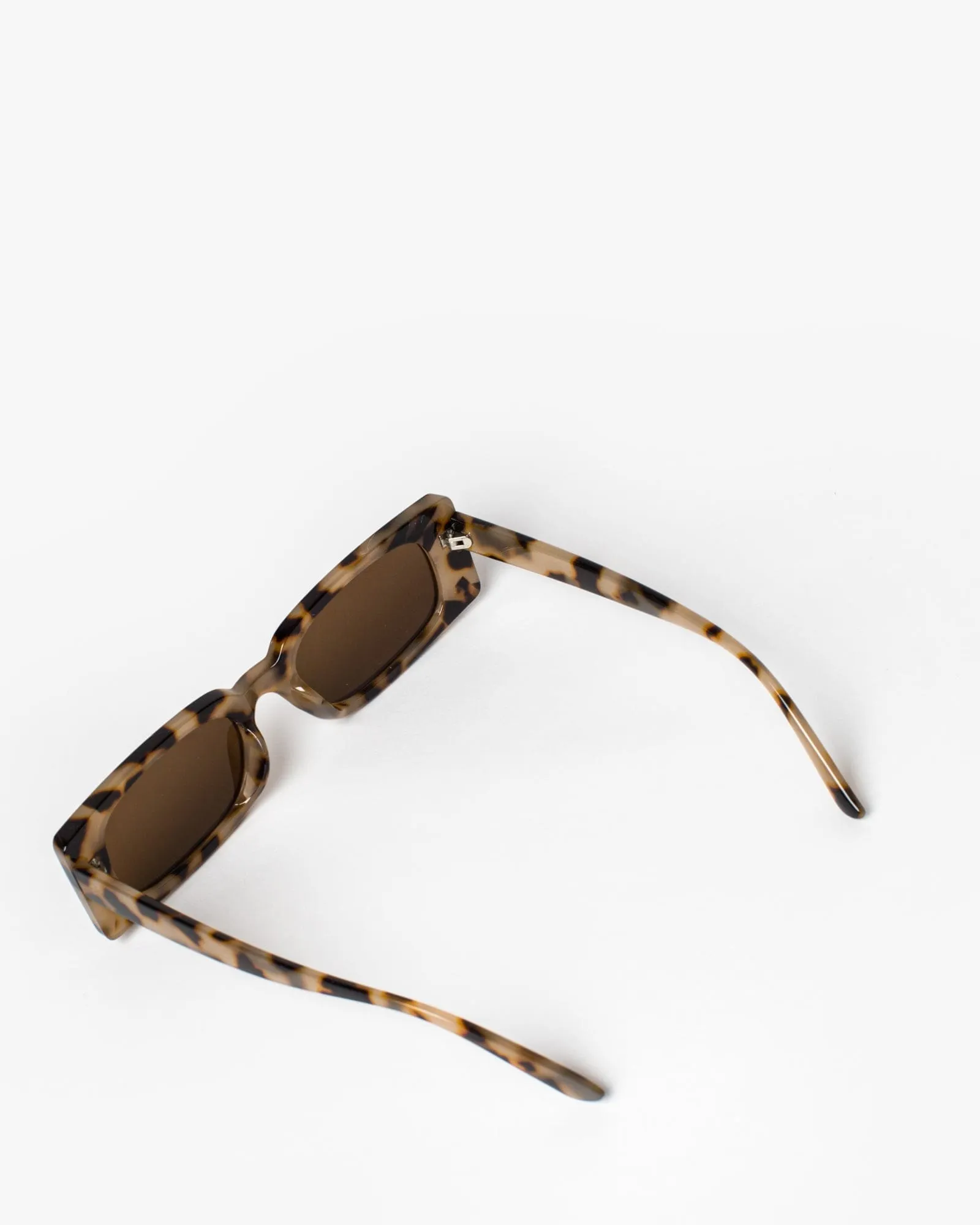 Tortoiseshell Rectangle Thin Sunglasses sold by Collete Hayman product image thumbnail 3