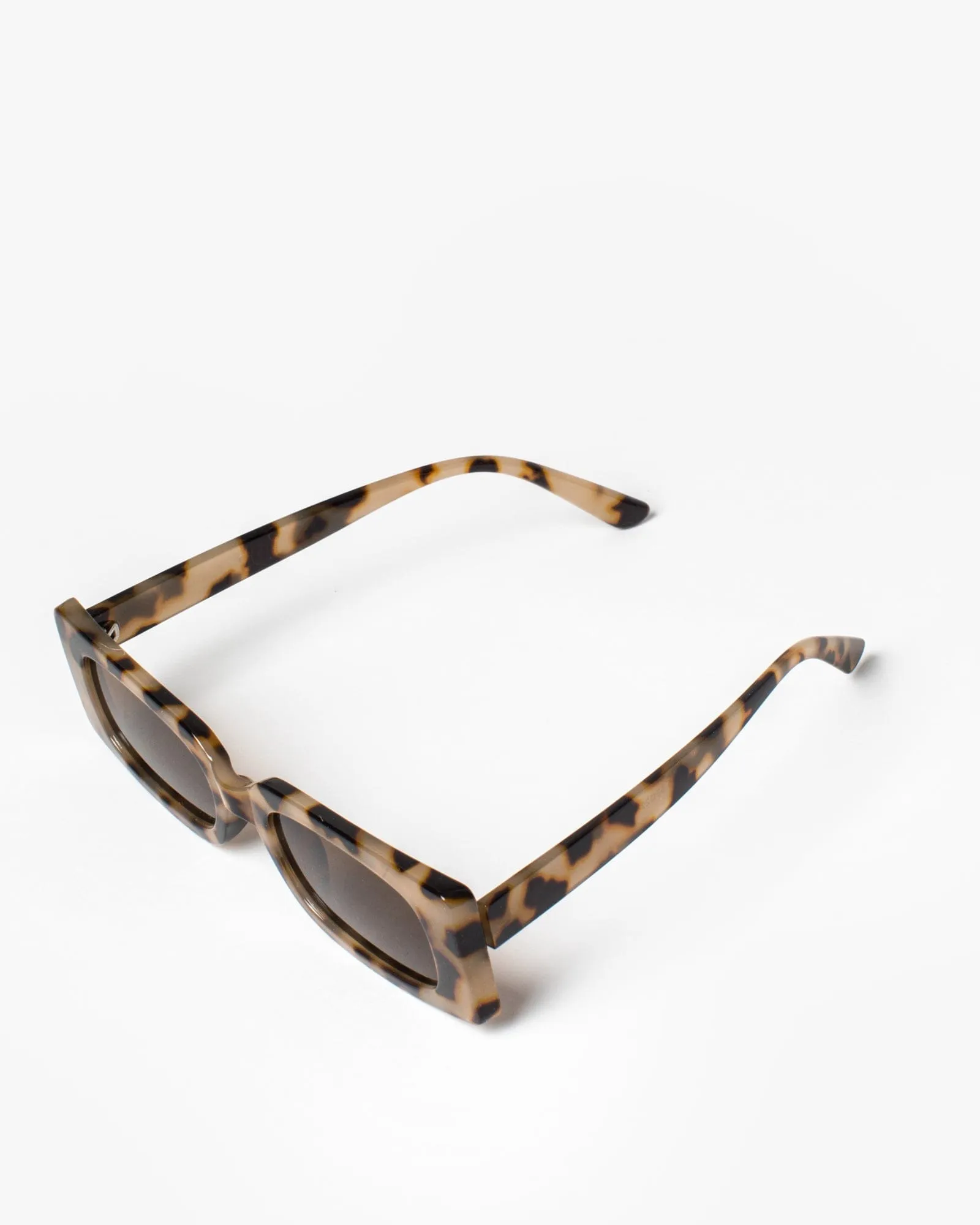Tortoiseshell Rectangle Thin Sunglasses sold by Collete Hayman product image thumbnail 2