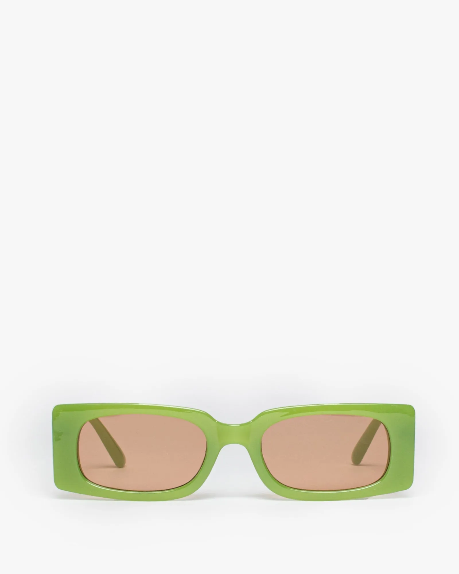 Green Rectangle Thin Sunglasses sold by Collete Hayman