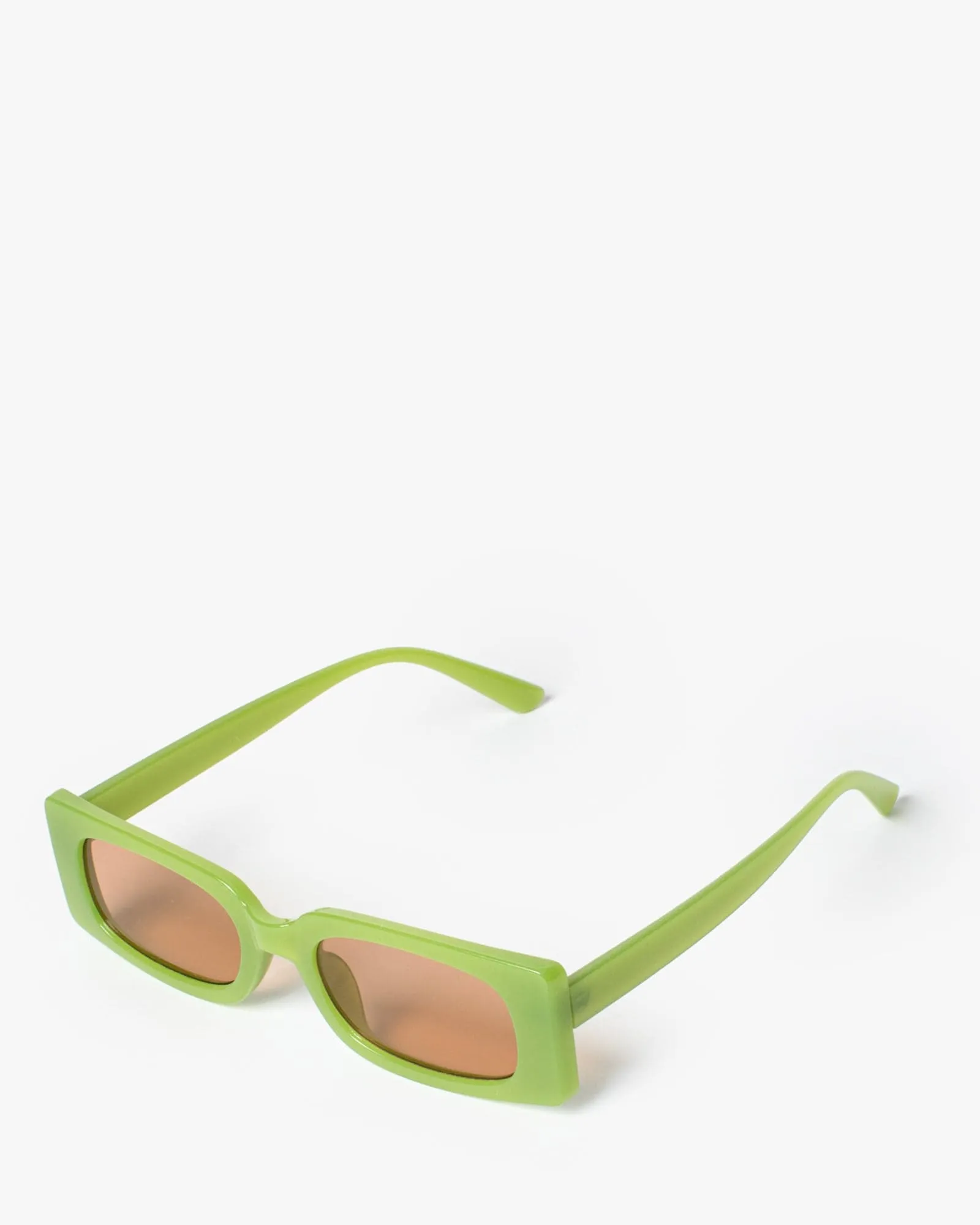 Green Rectangle Thin Sunglasses sold by Collete Hayman product image thumbnail 2