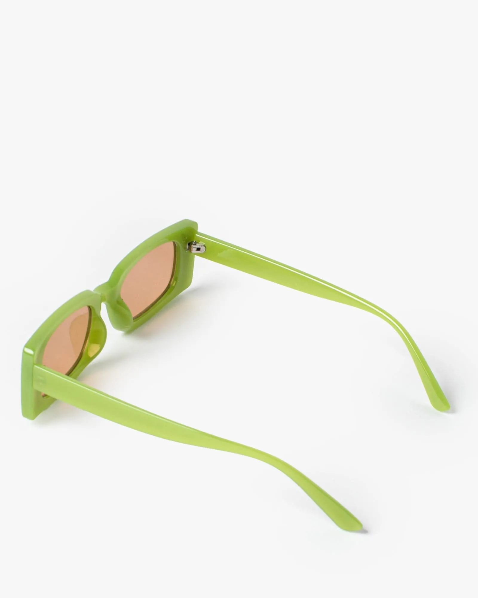 Green Rectangle Thin Sunglasses sold by Collete Hayman product image thumbnail 3