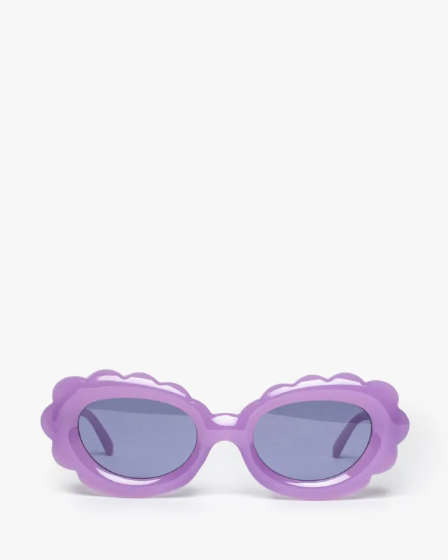 Purple Scalloped Edge Sunglasses sold by Collete Hayman