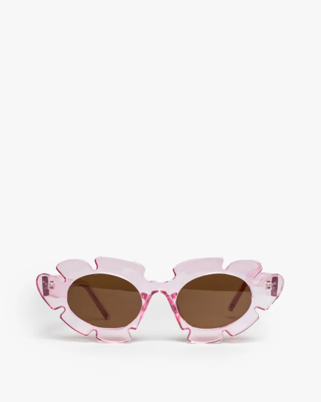 Pink Flower Shape Sunglasses made by Collete Hayman