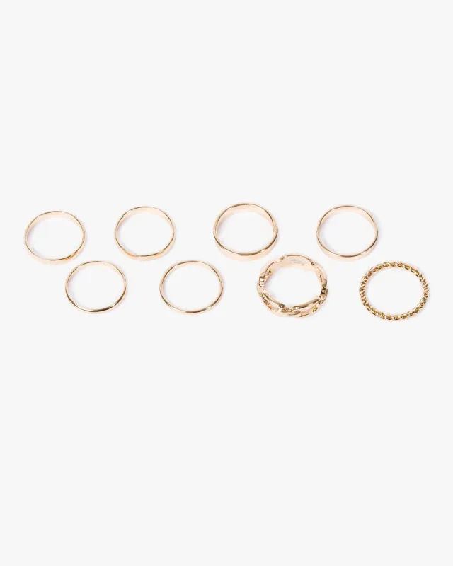 Gold Fine Band Ring Pack sold by Collete Hayman