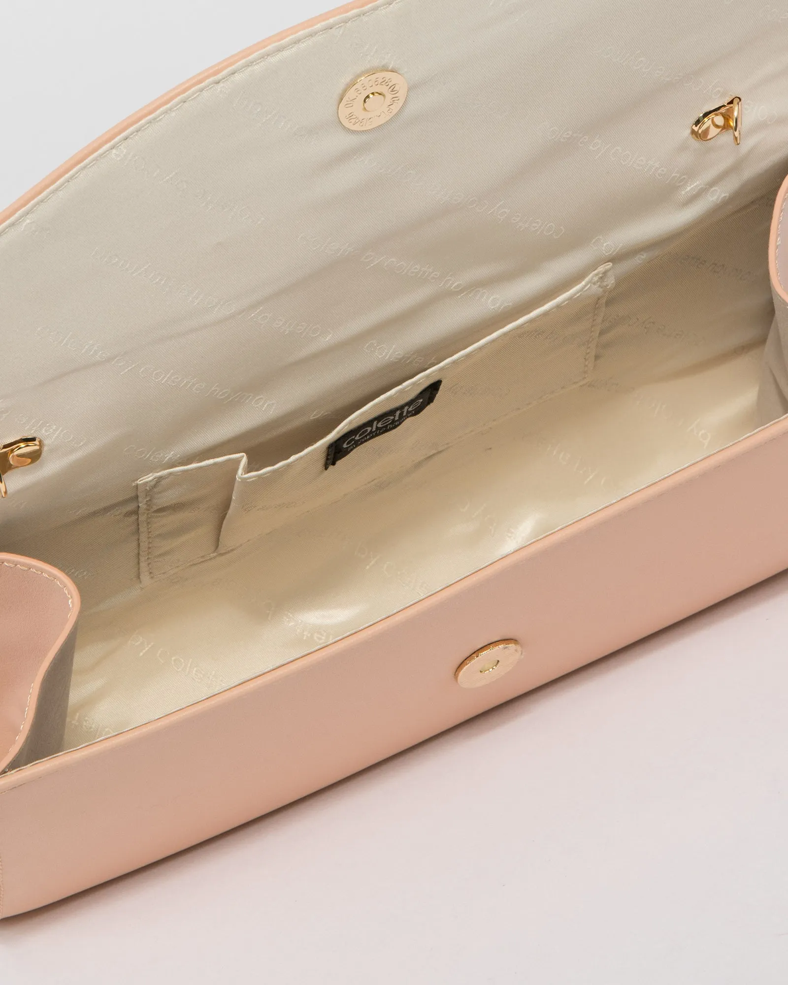 Natural Rosina Crystal Hardware Clutch Bag sold by Collete Hayman product image thumbnail 5