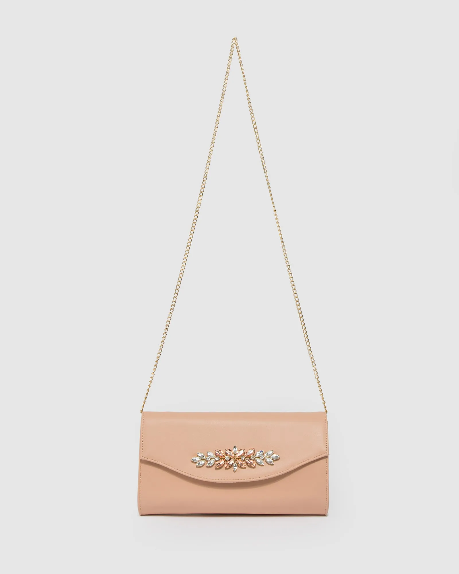 Natural Rosina Crystal Hardware Clutch Bag sold by Collete Hayman product image thumbnail 3