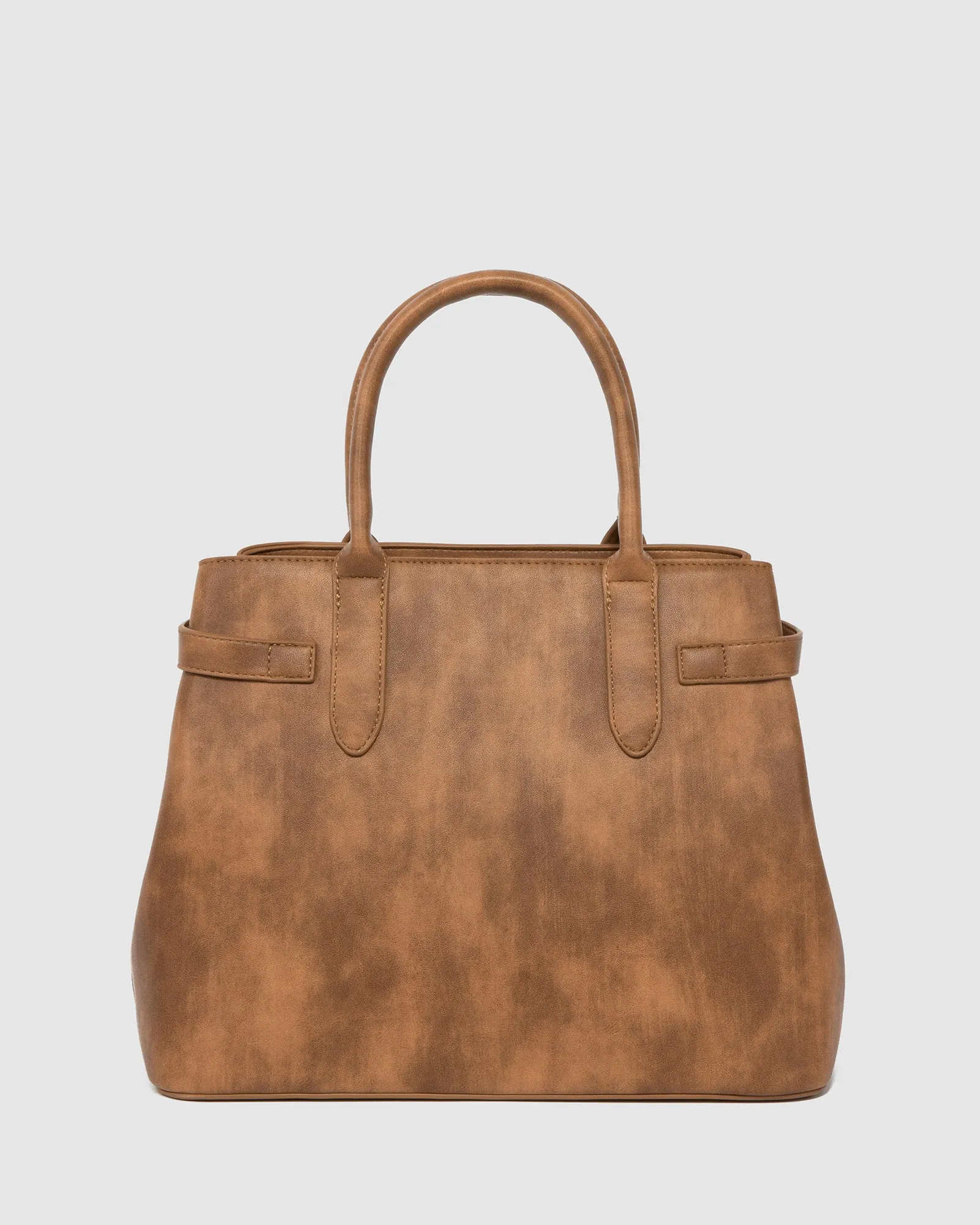 Brown Mary-Beth Buckle Tote Bag sold by Collete Hayman product image thumbnail 4