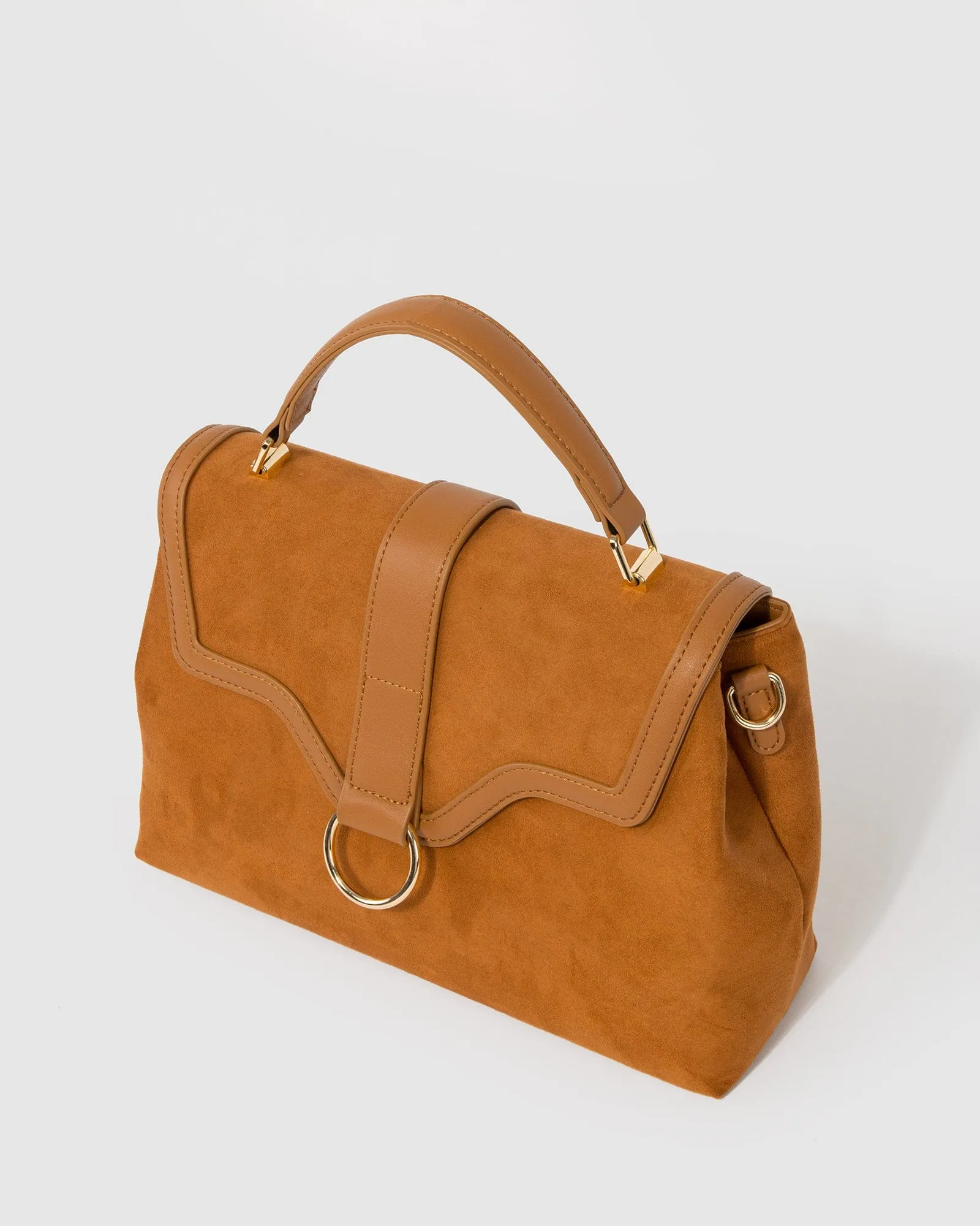Brown Asma Ring Top Handle Bag sold by Collete Hayman product image thumbnail 5