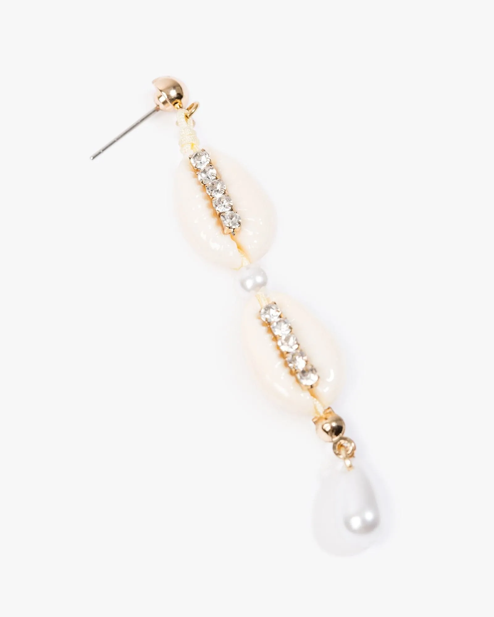 Pink Crystal Beach Charm Double Drop Earrings sold by Collete Hayman product image thumbnail 2