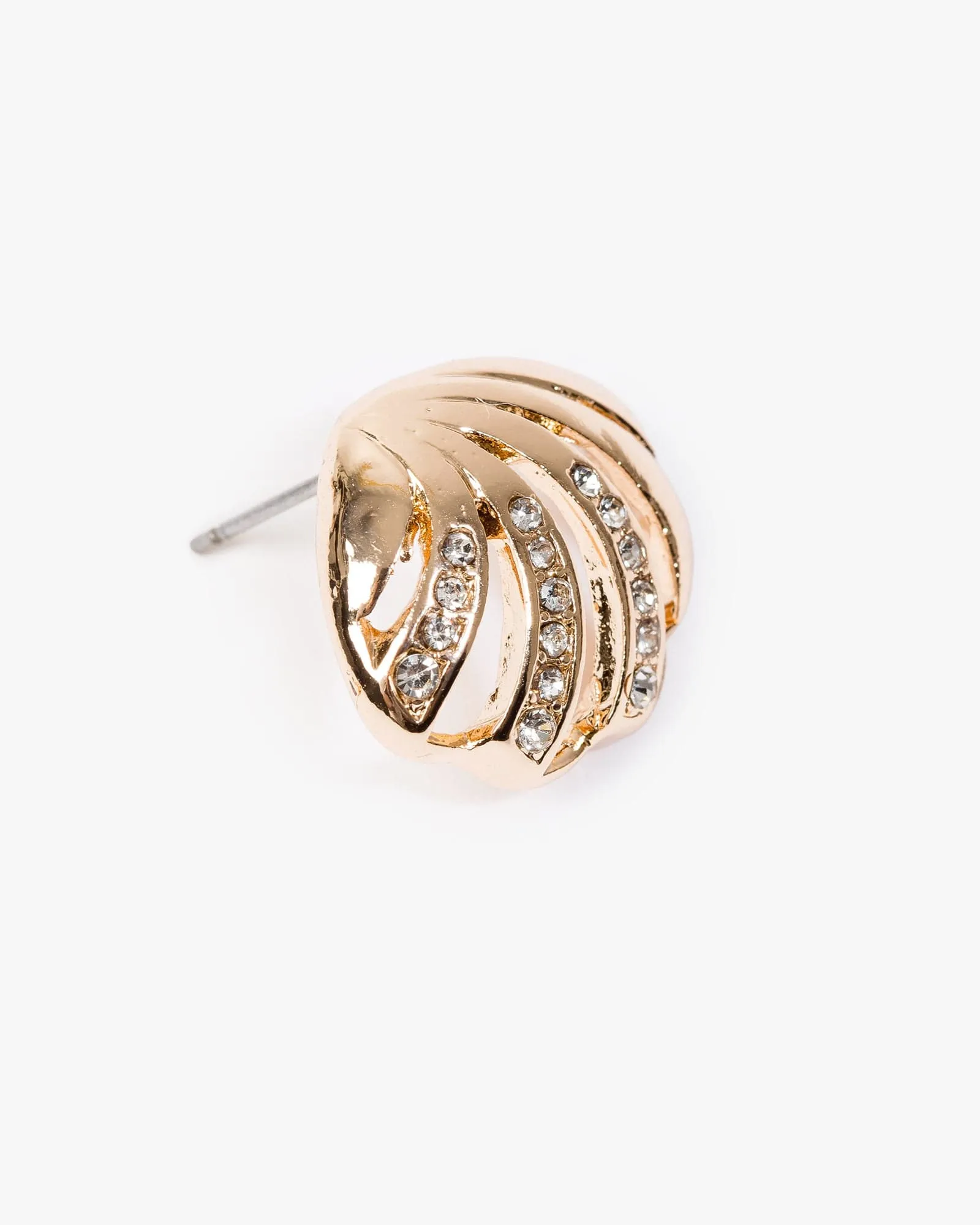 Gold Embellished Beach Icon Earrings sold by Collete Hayman product image thumbnail 2