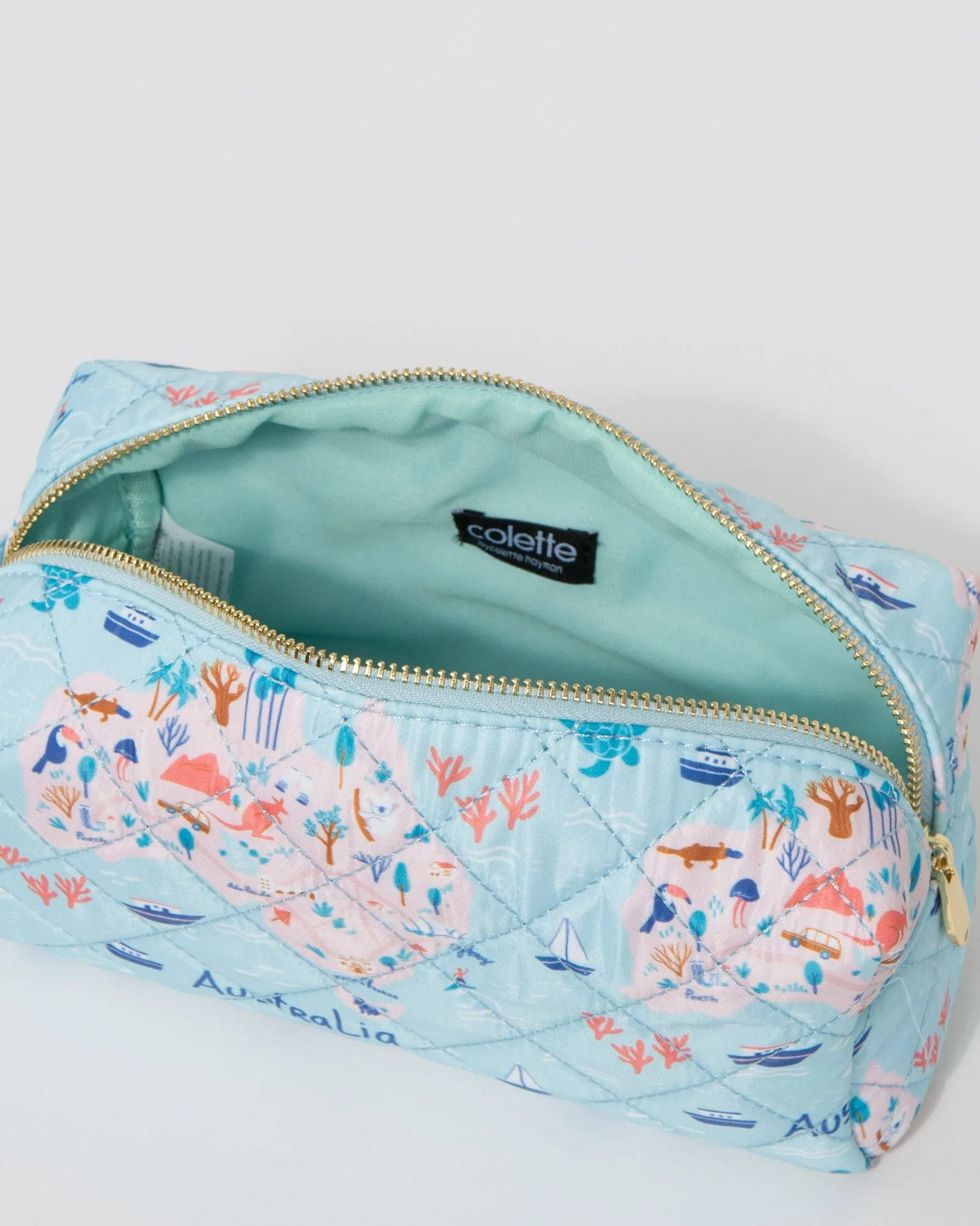 Print Ella Printed Soft Cosmetic Case sold by Collete Hayman product image thumbnail 4