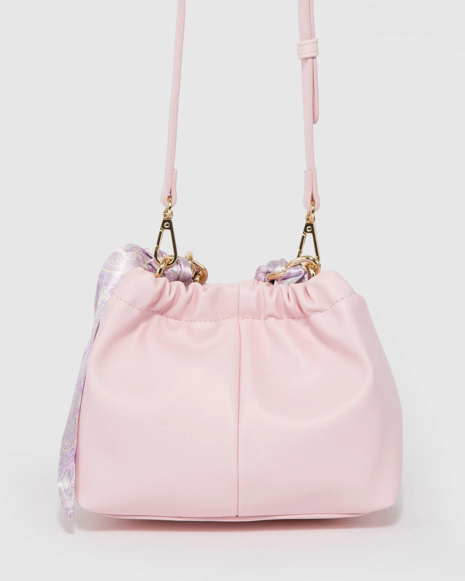 Pink Billie Scarf Pouch Bag sold by Collete Hayman product image thumbnail 4