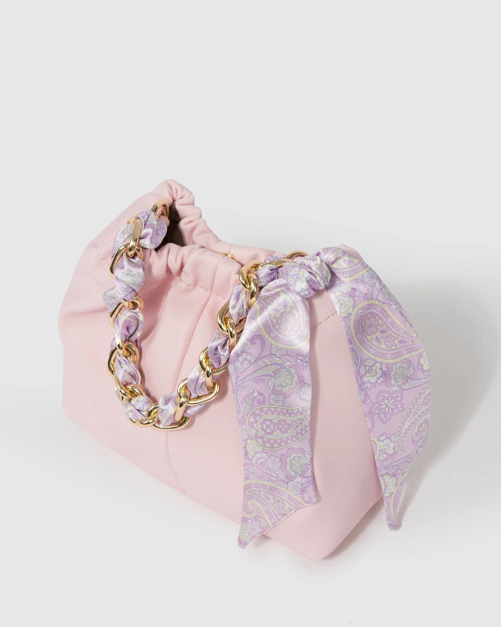 Pink Billie Scarf Pouch Bag sold by Collete Hayman product image thumbnail 5