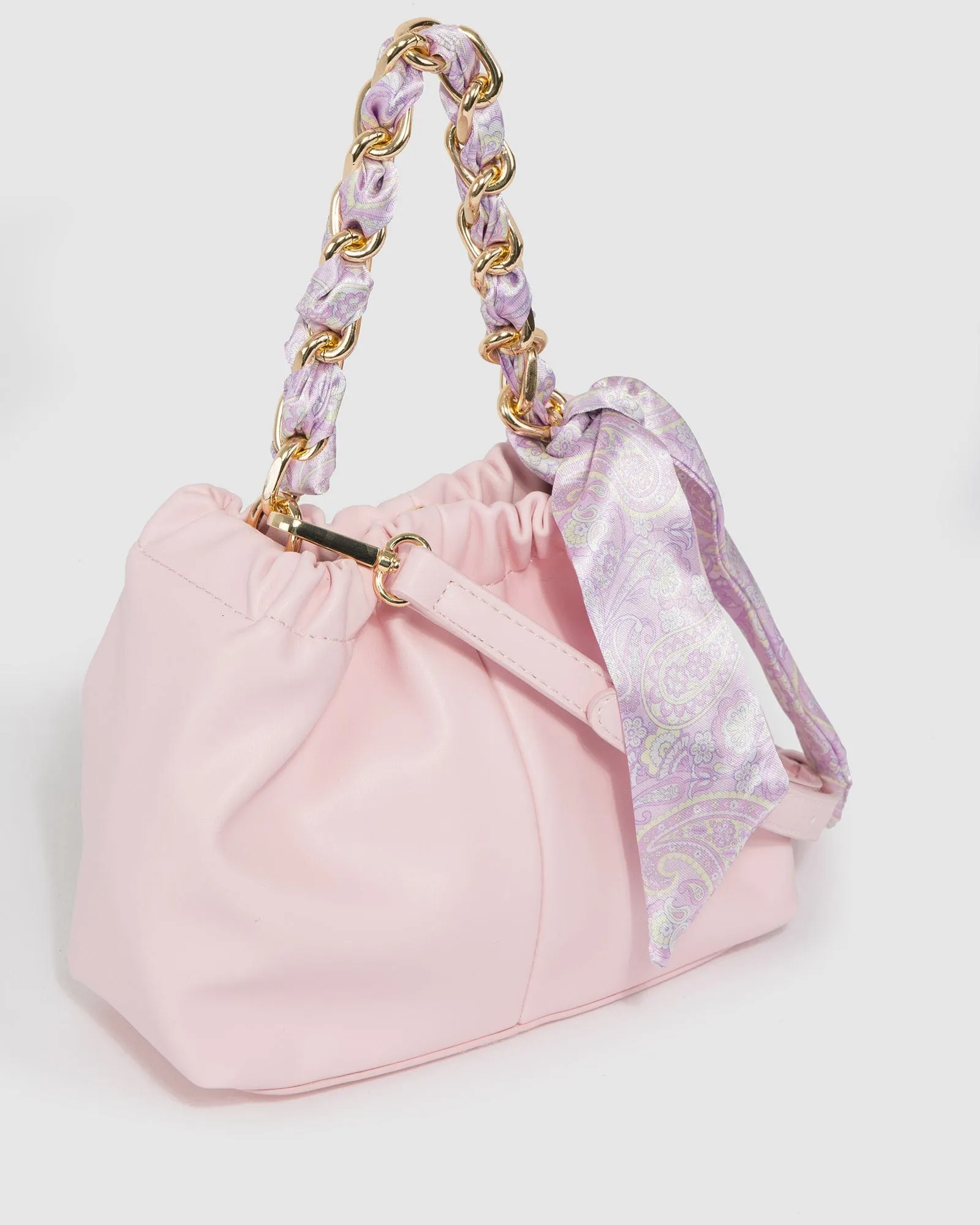 Pink Billie Scarf Pouch Bag sold by Collete Hayman product image thumbnail 2