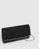 Black Quinn Fold Over Clutch Bag sold by Collete Hayman