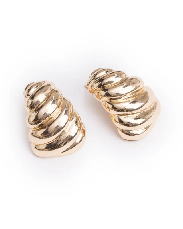 Gold Staged Hoop Earrings sold by Collete Hayman