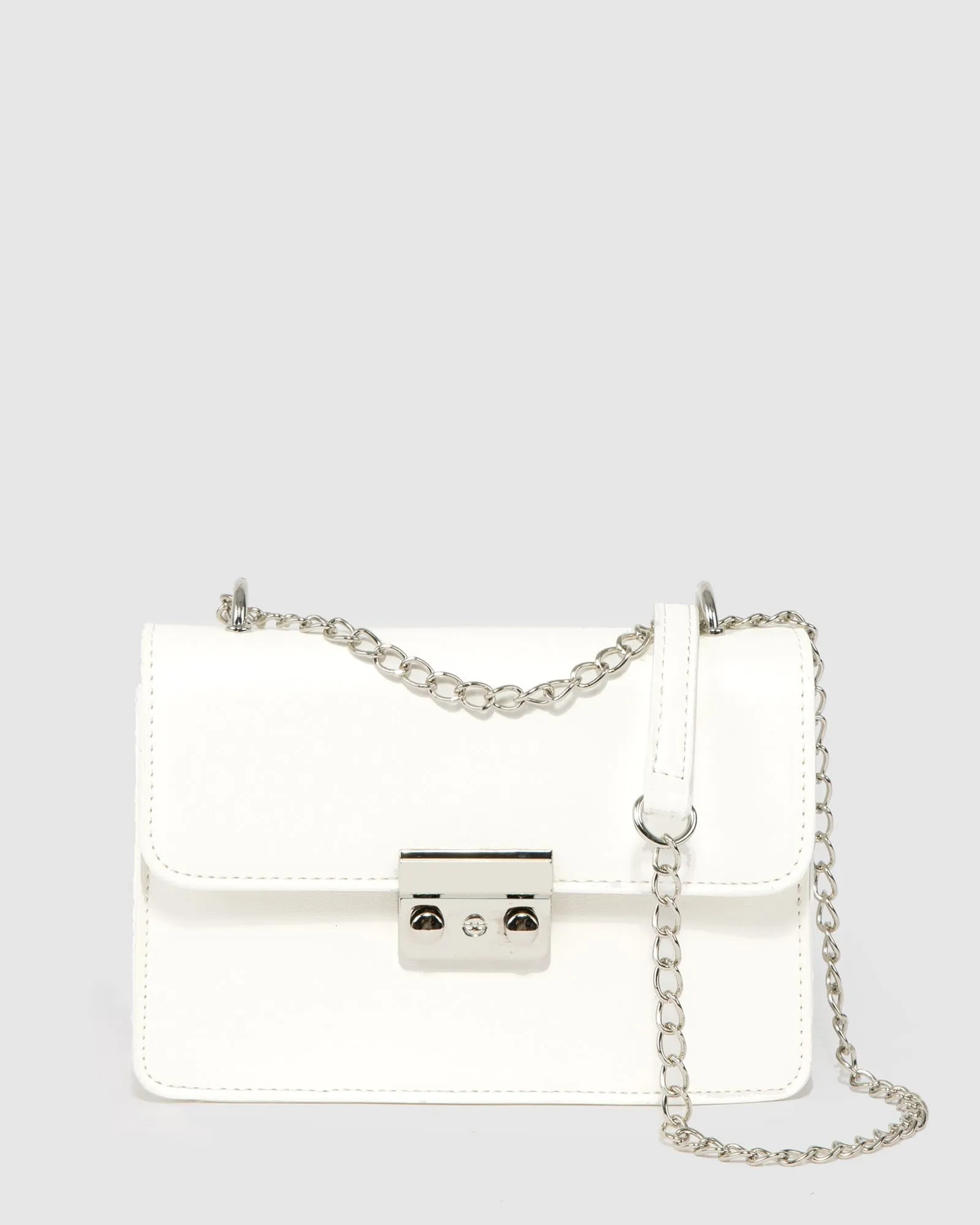 White Alicia Crossbody Bag sold by Collete Hayman