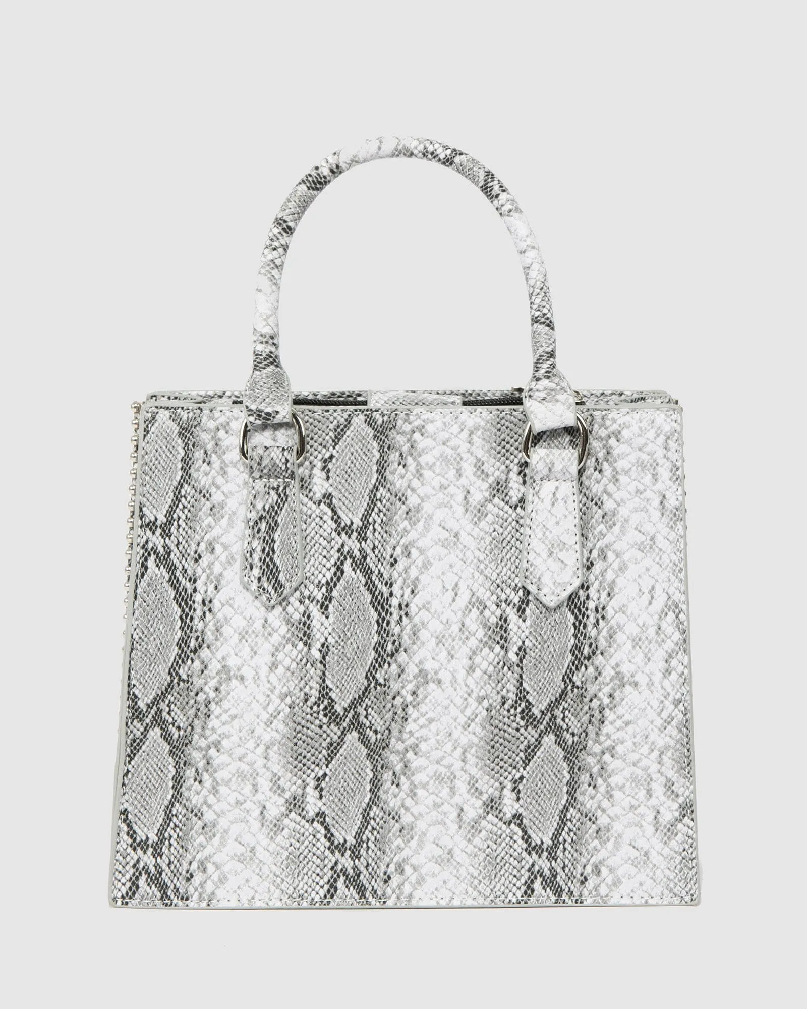 Snake Print Alina Stud Mini Tote Bag sold by Collete Hayman product image thumbnail 3