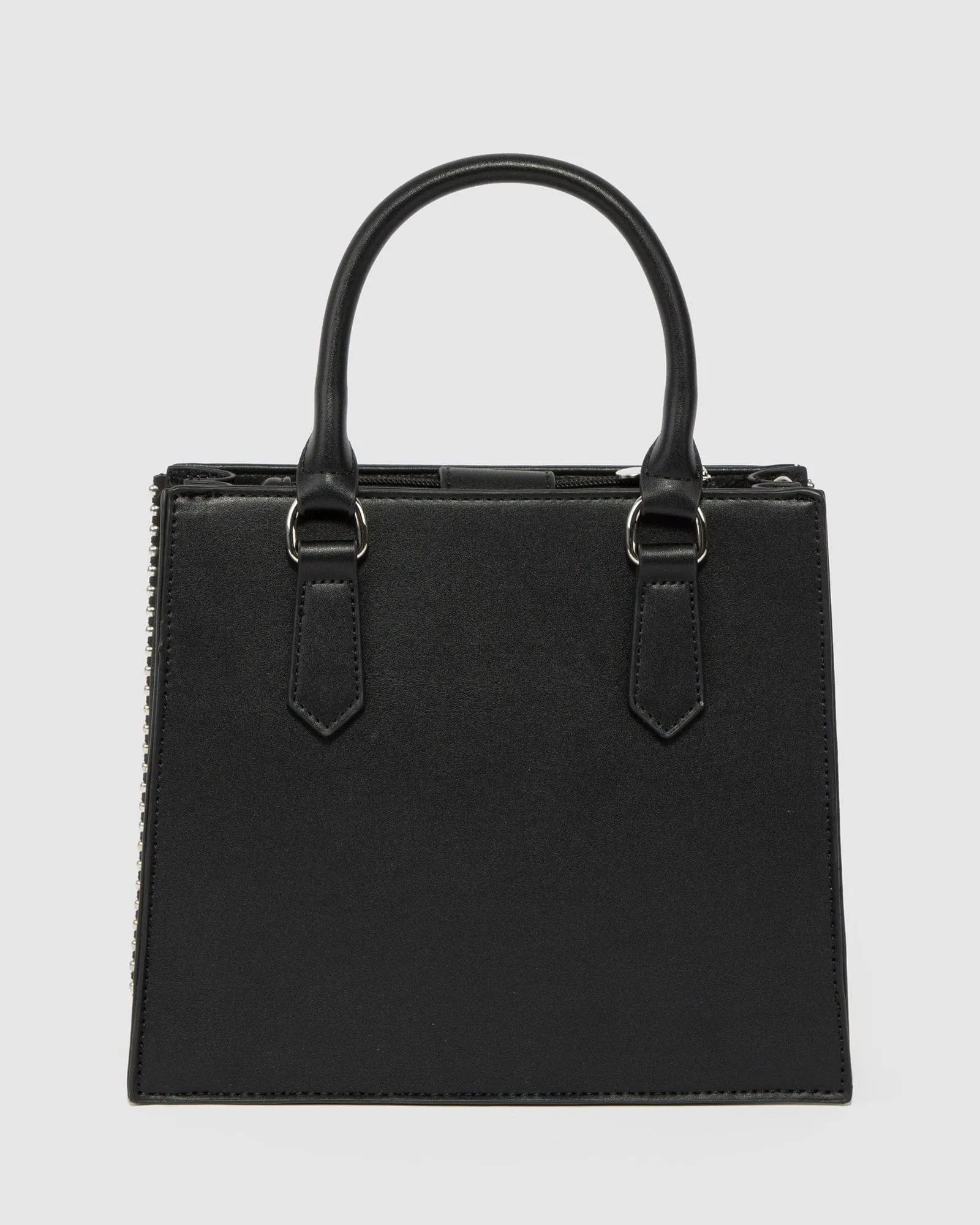 Black Alina Stud Mini Tote Bag sold by Collete Hayman product image thumbnail 3