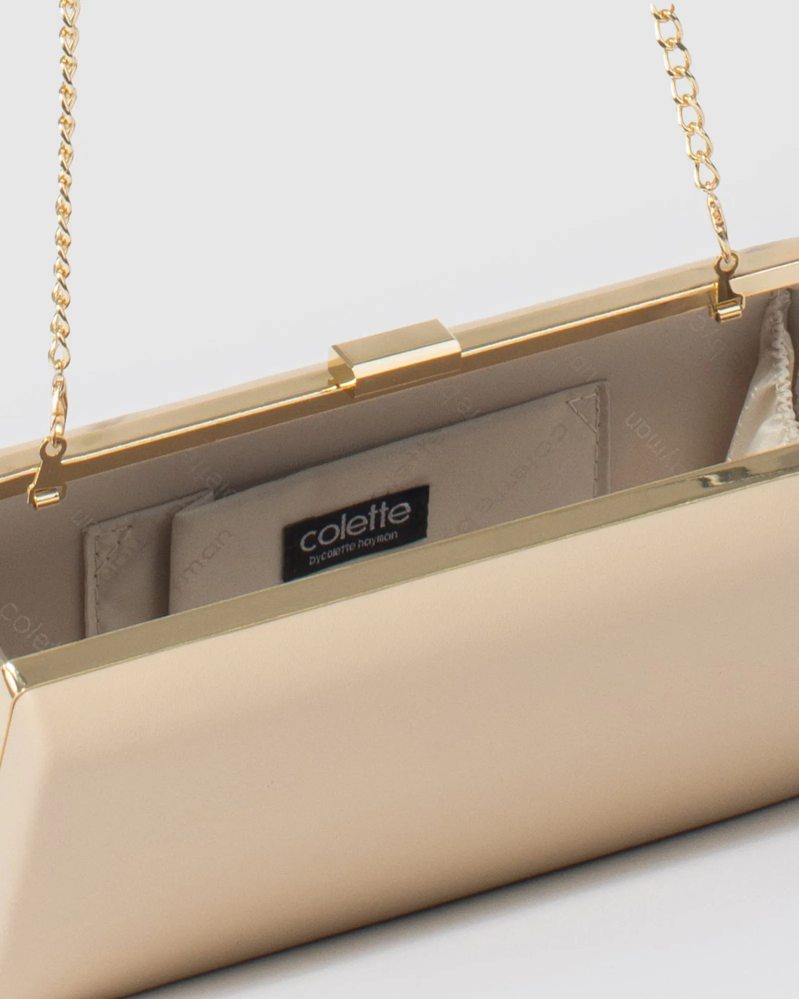 Natural Margot Hardcase Clutch Bag sold by Collete Hayman product image thumbnail 5