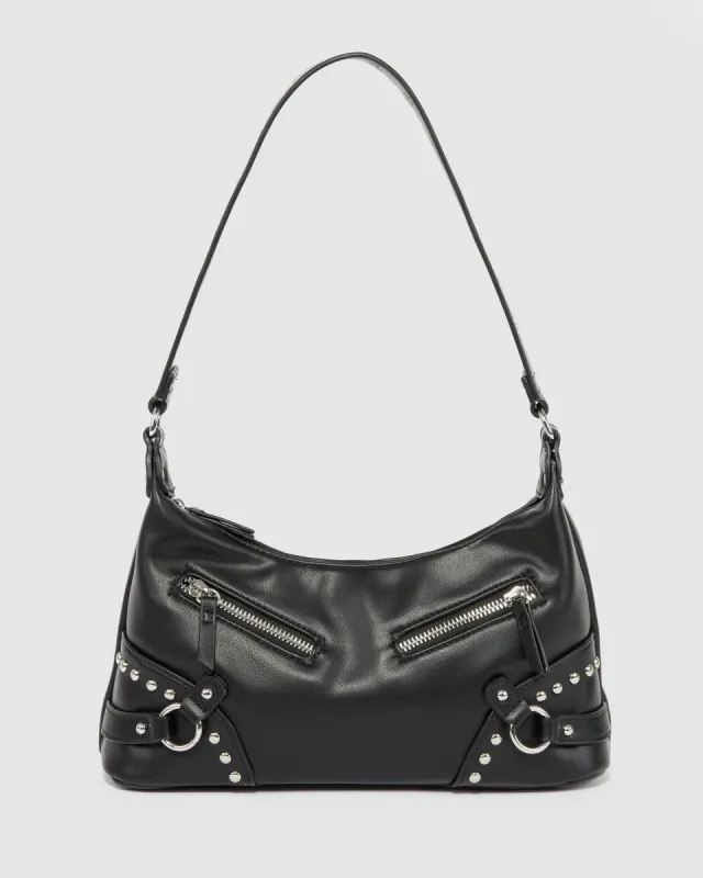 Black Alexia Shoulder Bag sold by Collete Hayman