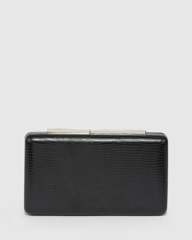 Black Lulu Clutch Bag sold by Collete Hayman