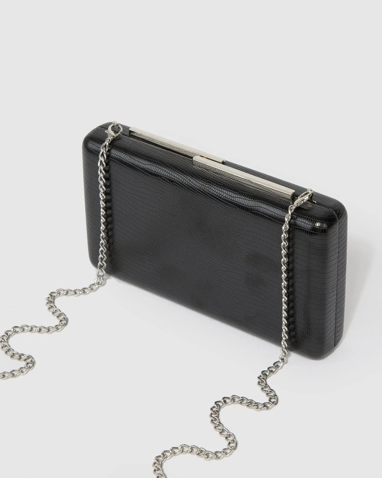 Black Lulu Clutch Bag sold by Collete Hayman product image thumbnail 4