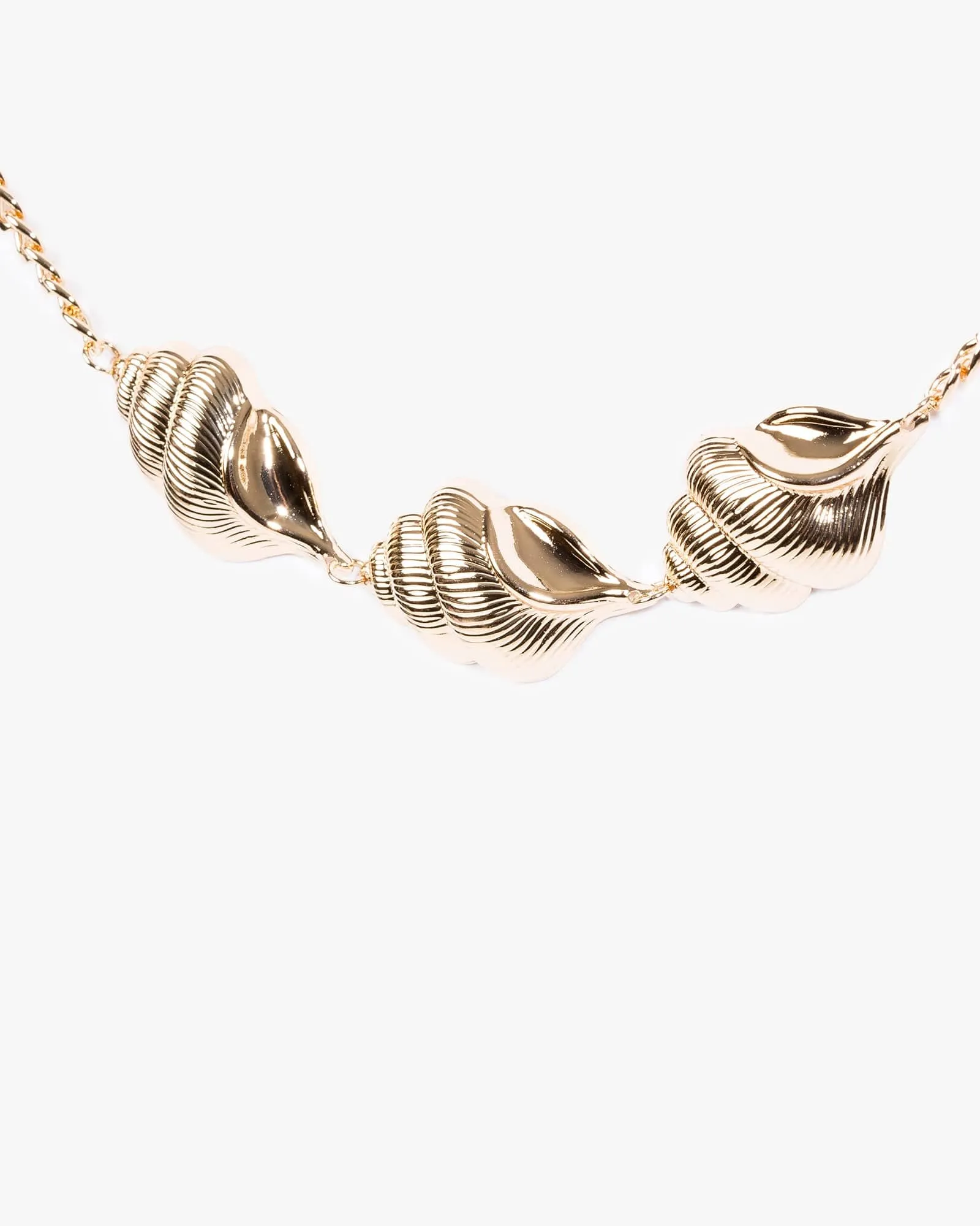 Gold Triple Beach Charm Necklace sold by Collete Hayman product image thumbnail 2