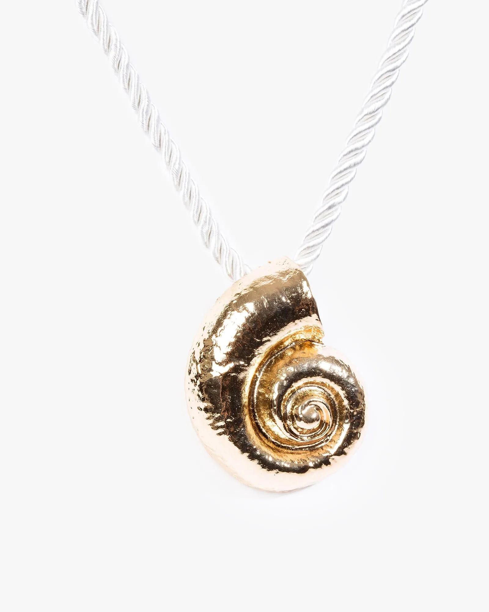 Gold Spiral Beach Icon Necklace sold by Collete Hayman product image thumbnail 2