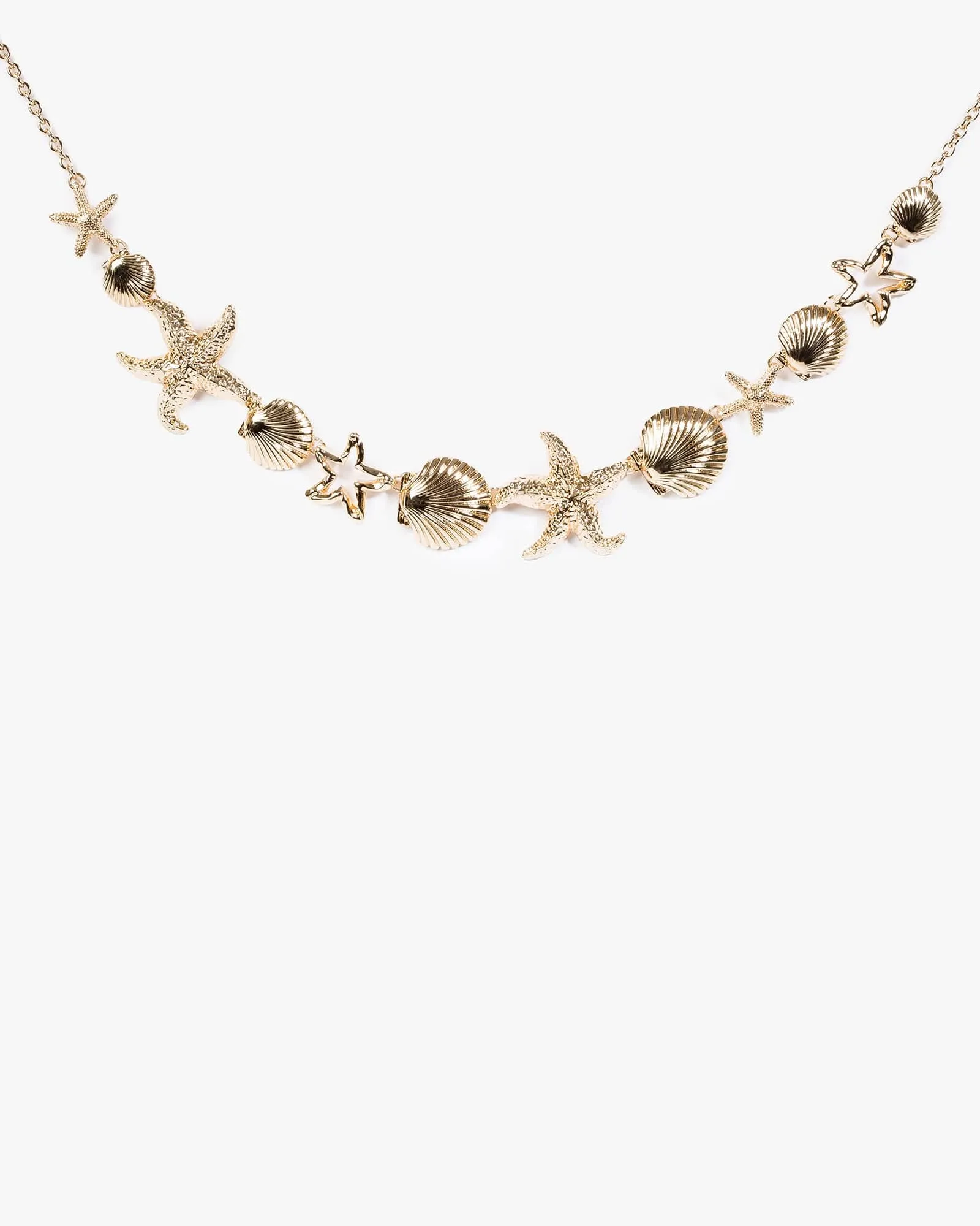 Gold Beach Charm Necklace sold by Collete Hayman